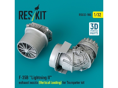 F-35b 'lightning Ii' Exhaust Nozzle (Vertical Landing) For Trumpeter Kit (3d Printed) - zdjęcie 2