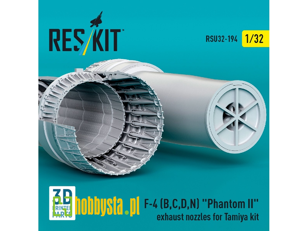 F-4 (B, C, D, N) 'phantom Ii' Exhaust Nozzles Gor Tamiya Kit (3d Printed) - zdjęcie 1 F-4 (B, C, D, N) 'phantom Ii' Exhaust Nozzles Gor Tamiya Kit (3d Printed) - zdjęcie 1