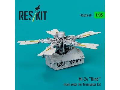 Mi-24 'hind' Main Rotor For Trumpeter Kit (3d Printed) - zdjęcie 1