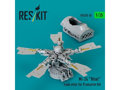 Mi-24 'hind' Main Rotor For Trumpeter Kit (3d Printed) - zdjęcie 2