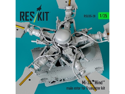 Mi-24 'hind' Main Rotor For Trumpeter Kit (3d Printed) - zdjęcie 4