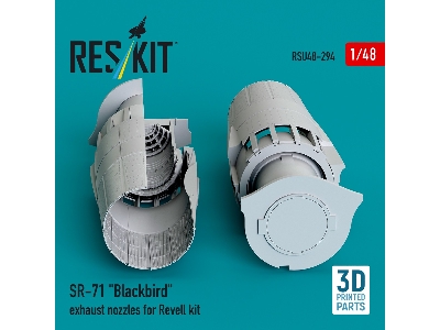 Sr-71 'blackbird' Exhaust Nozzles For Revell Kit (3d Printed) - zdjęcie 1