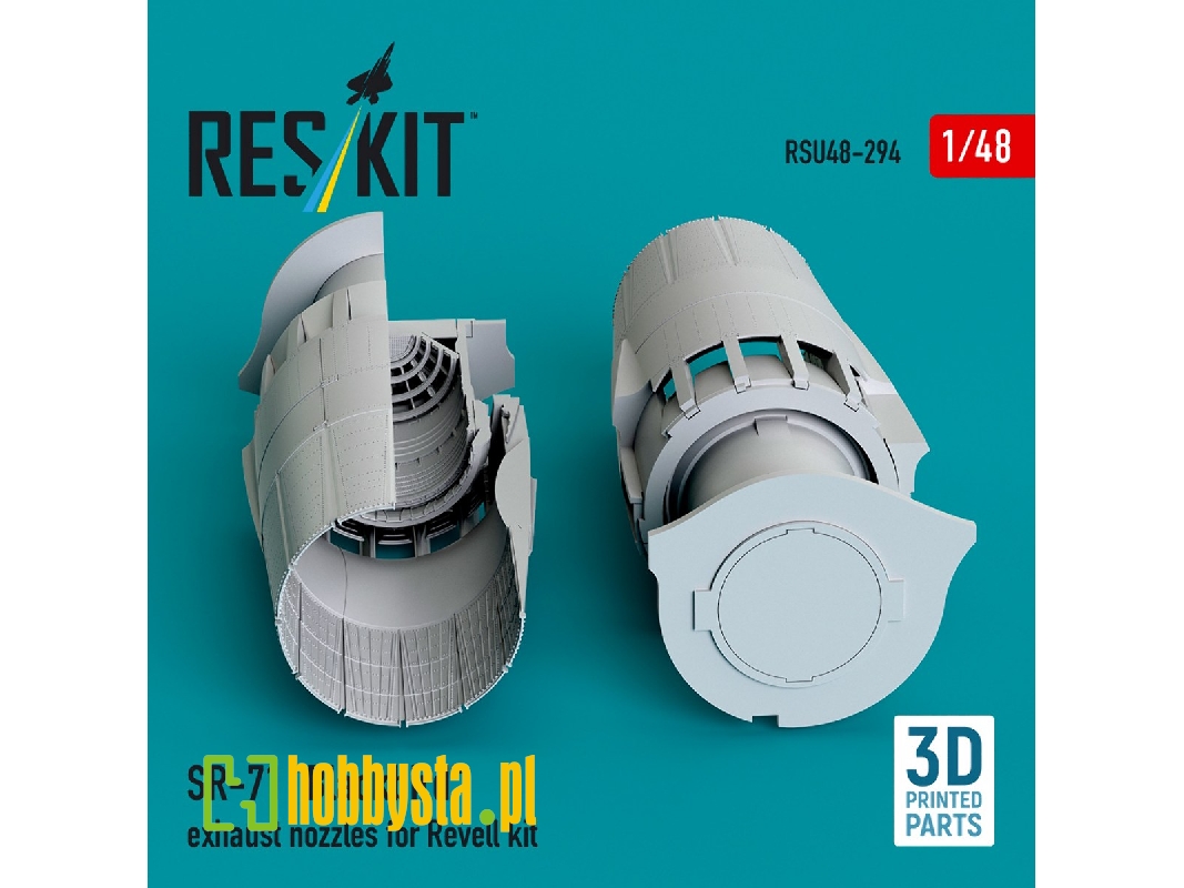 Sr-71 'blackbird' Exhaust Nozzles For Revell Kit (3d Printed) - zdjęcie 1 Sr-71 'blackbird' Exhaust Nozzles For Revell Kit (3d Printed) - zdjęcie 1
