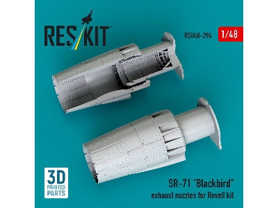 Sr-71 'blackbird' Exhaust Nozzles For Revell Kit (3d Printed) - zdjęcie 2