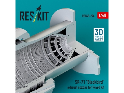 Sr-71 'blackbird' Exhaust Nozzles For Revell Kit (3d Printed) - zdjęcie 3