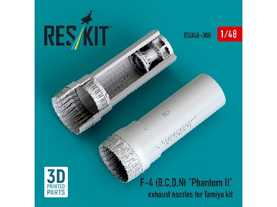 F-4 (B, C, D, N) 'phantom Ii' Exhaust Nozzles For Tamiya Kit (3d Printed) - zdjęcie 2