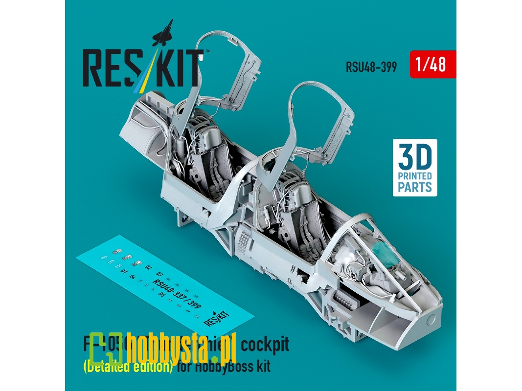 F-105g 'thunderchief' Cockpit (Detailed Edition) For Hobbyboss Kit (3d Printed) - zdjęcie 1 F-105g 'thunderchief' Cockpit (Detailed Edition) For Hobbyboss Kit (3d Printed) - zdjęcie 1