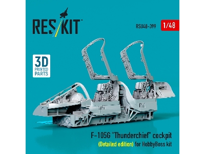 F-105g 'thunderchief' Cockpit (Detailed Edition) For Hobbyboss Kit (3d Printed) - zdjęcie 2