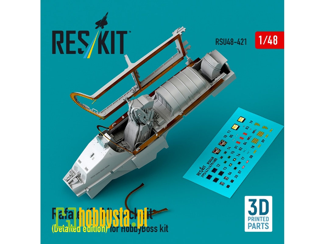 Rafale (C, M) Cockpit (Detailed Edition) For Hobbyboss Kit (3d Printed) - zdjęcie 1 Rafale (C, M) Cockpit (Detailed Edition) For Hobbyboss Kit (3d Printed) - zdjęcie 1