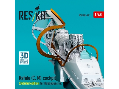 Rafale (C, M) Cockpit (Detailed Edition) For Hobbyboss Kit (3d Printed) - zdjęcie 2
