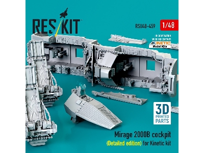 Mirage 2000b Cockpit (Detailed Edition) For Kinetic Kit (3d Printed) - zdjęcie 3