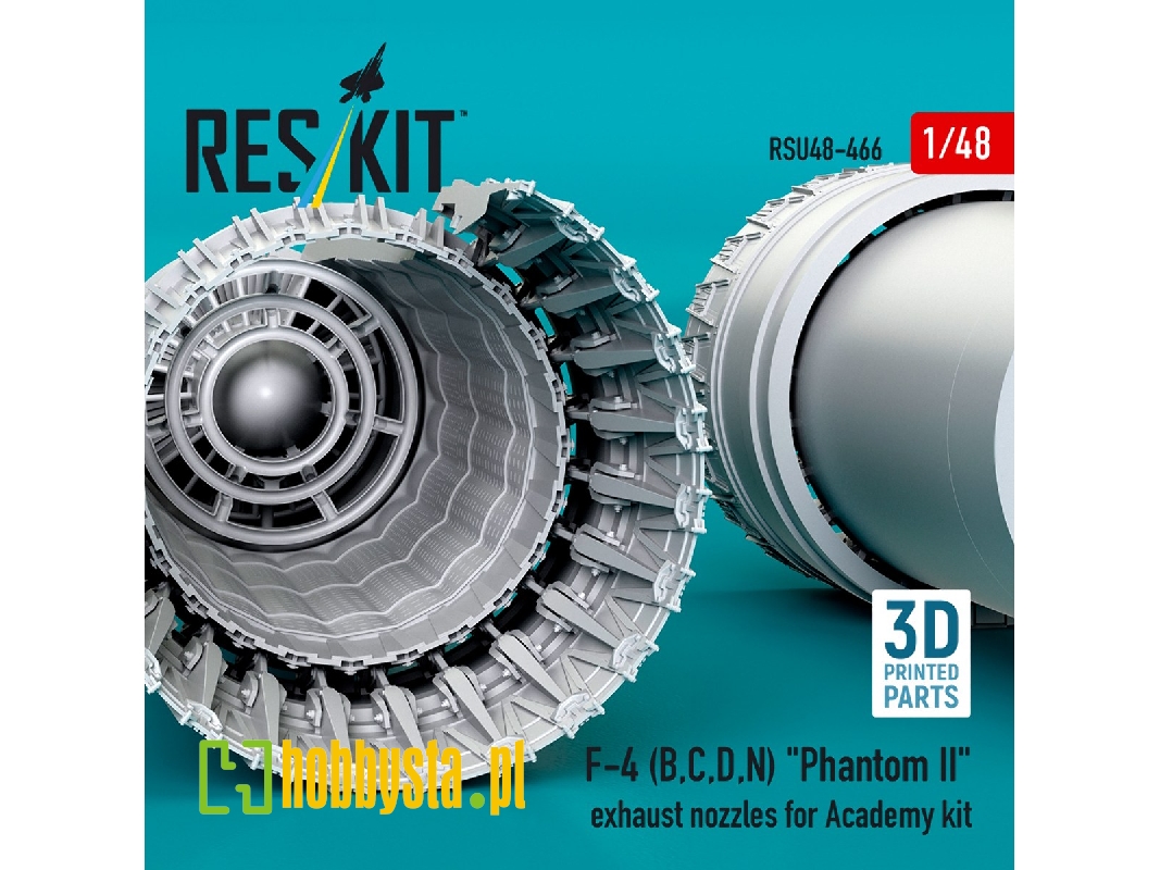 F-4 (B, C, D, N) 'phantom Ii' Exhaust Nozzles For Academy Kit (3d Printed) - zdjęcie 1 F-4 (B, C, D, N) 'phantom Ii' Exhaust Nozzles For Academy Kit (3d Printed) - zdjęcie 1