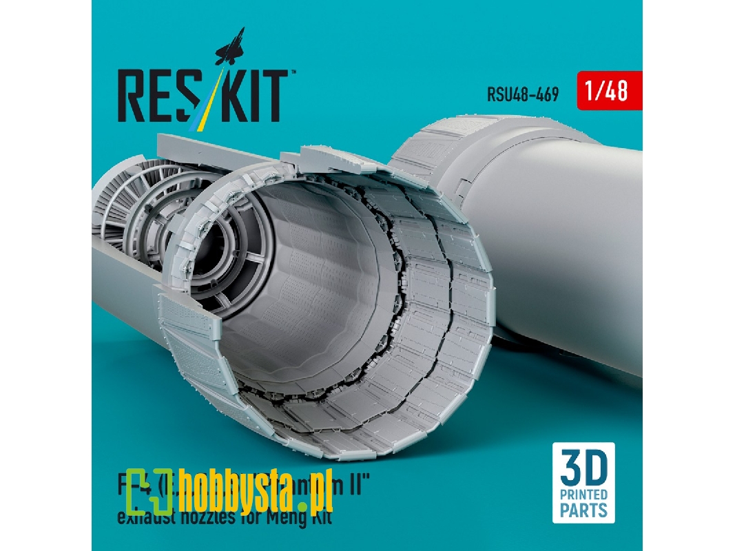 F-4 (E, J, F, G, S) 'phantom Ii' Exhaust Nozzles For Meng Kit (3d Printed) - zdjęcie 1 F-4 (E, J, F, G, S) 'phantom Ii' Exhaust Nozzles For Meng Kit (3d Printed) - zdjęcie 1