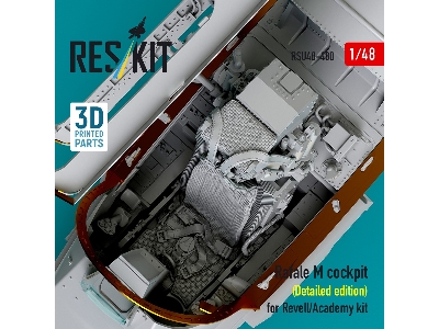 Rafale M Cockpit (Detailed Edition) For Revell/Academy Kit (3d Printed) - zdjęcie 3