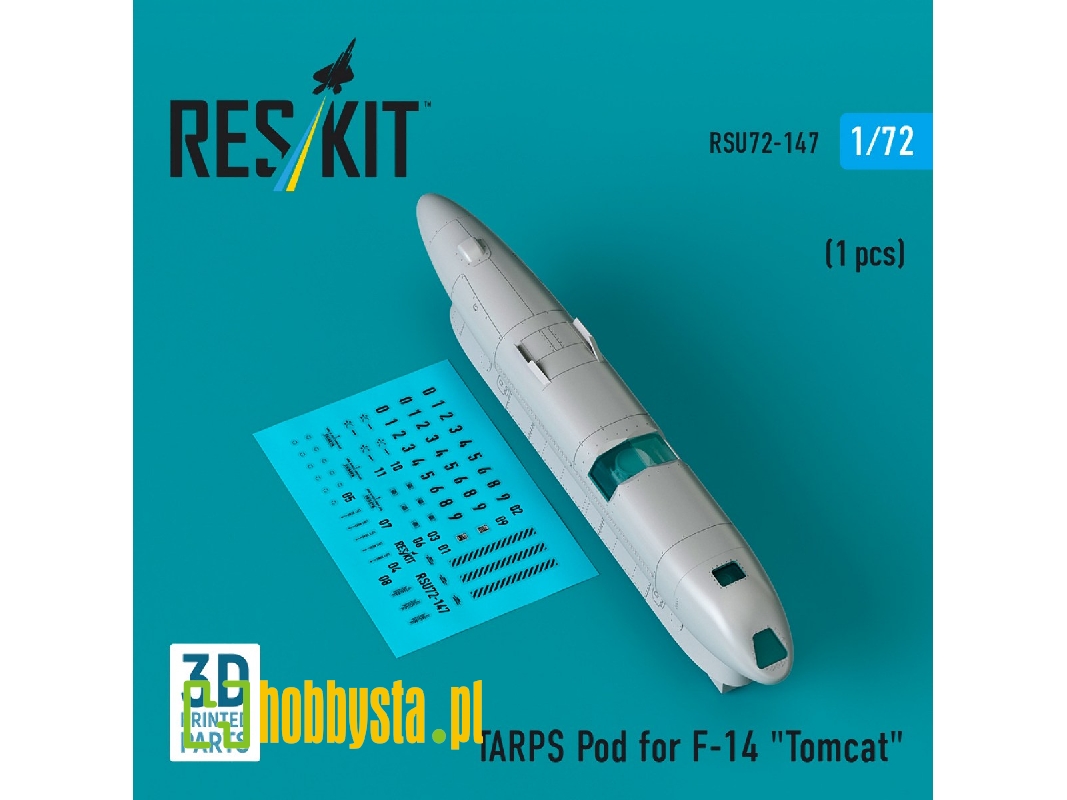 Tarps Pod For F-14 'tomcat' (1pc) (3d Printed) - zdjęcie 1 Tarps Pod For F-14 'tomcat' (1pc) (3d Printed) - zdjęcie 1