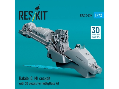 Rafale (C, M) Cockpit With 3d Decals For Hobbyboss Kit (3d Printed) - zdjęcie 2