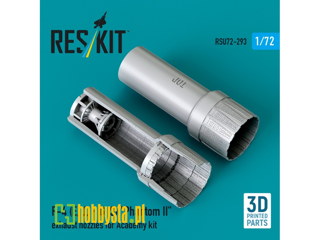 F-4 (E, J, F, G, S) 'phantom Ii' Exhaust Nozzles For Academy Kit (3d Printed) - zdjęcie 1 F-4 (E, J, F, G, S) 'phantom Ii' Exhaust Nozzles For Academy Kit (3d Printed) - zdjęcie 1