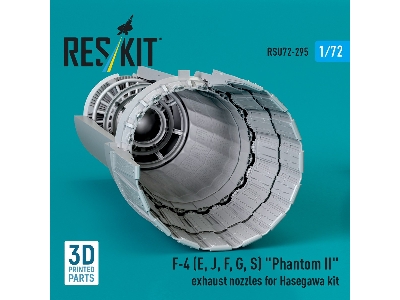 F-4 (E, J, F, G, S) 'phantom Ii' Exhaust Nozzles For Hasegawa Kit (3d Printed) - zdjęcie 2