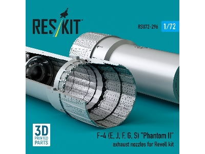 F-4 (E, J, F, G, S) 'phantom Ii' Exhaust Nozzles For Revell Kit (3d Printed) - zdjęcie 2