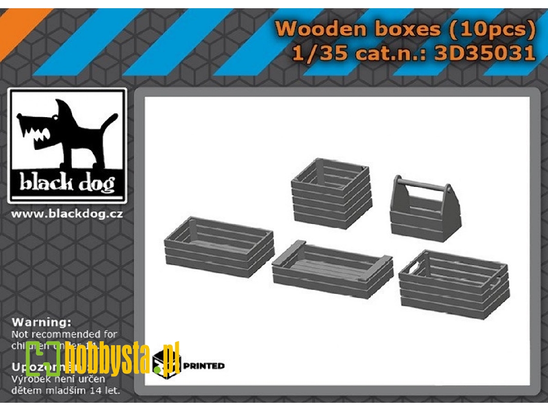 Wooden Boxes (10 Pcs / 3d-printed) - zdjęcie 1 Wooden Boxes (10 Pcs / 3d-printed) - zdjęcie 1
