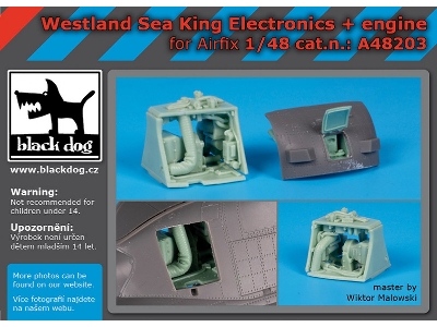 Westland Sea King Electronics + Engine (For Airfix) - zdjęcie 1