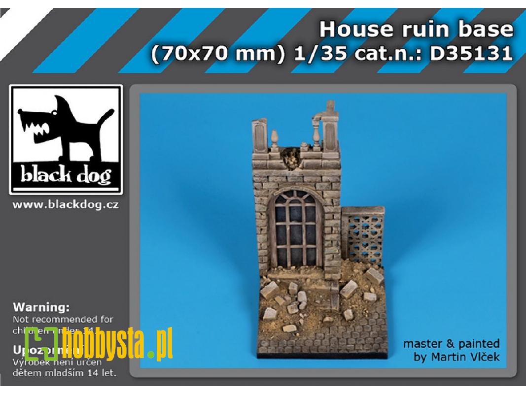 House Ruin Base (70x70mm) - zdjęcie 1 House Ruin Base (70x70mm) - zdjęcie 1