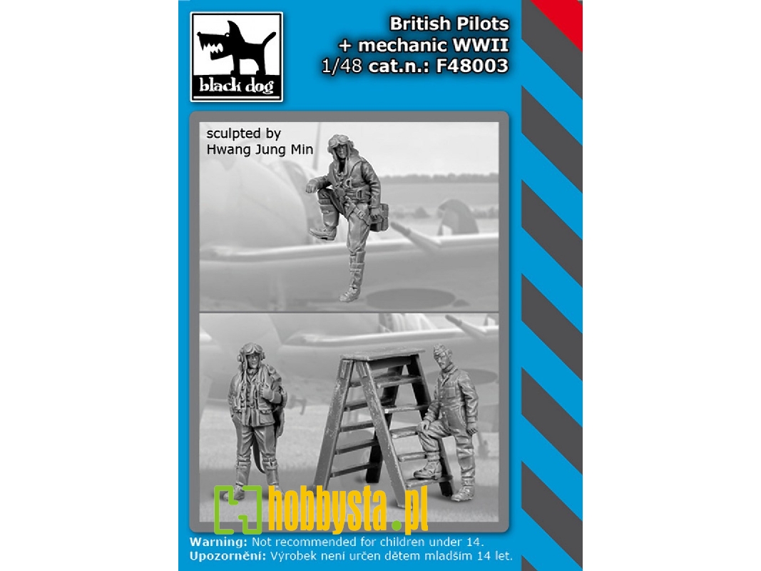 British Pilots + Mechanic Wwii - zdjęcie 1 British Pilots + Mechanic Wwii - zdjęcie 1