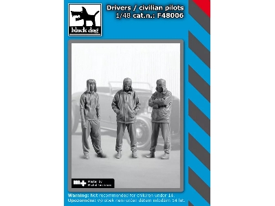 Drivers / Civilian Pilots (3 Figures) - zdjęcie 1