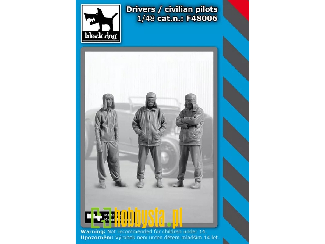 Drivers / Civilian Pilots (3 Figures) - zdjęcie 1 Drivers / Civilian Pilots (3 Figures) - zdjęcie 1