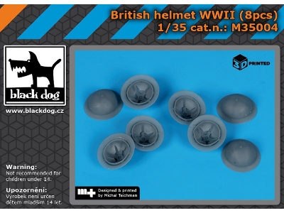 British Helmet Wwii (8pcs) - zdjęcie 1