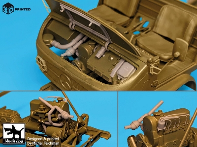 Unimog 404 Engine Compartment (For Icm) - zdjęcie 2