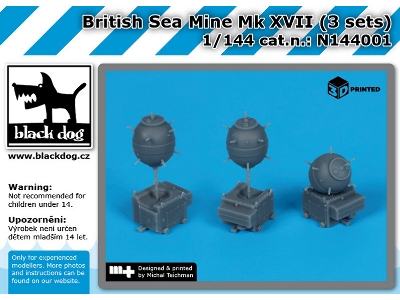 British Sea Mine Mk Xvii (3pcs) - zdjęcie 1