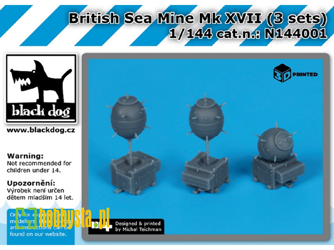 British Sea Mine Mk Xvii (3pcs) - zdjęcie 1 British Sea Mine Mk Xvii (3pcs) - zdjęcie 1