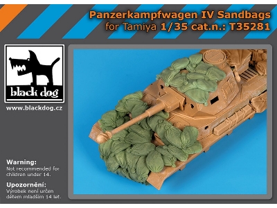 Panzerkampfwagen Iv Sandbags (For Tamiya) - zdjęcie 1