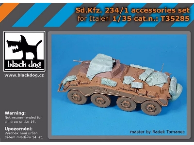 Sd.Kfz. 234/1 - Accessories Set (For Italeri Kits) - zdjęcie 1