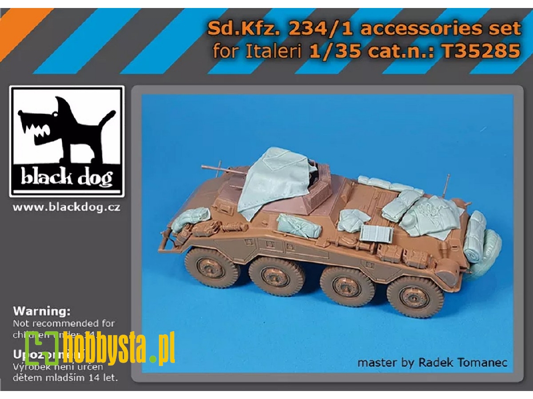 Sd.Kfz. 234/1 - Accessories Set (For Italeri Kits) - zdjęcie 1 Sd.Kfz. 234/1 - Accessories Set (For Italeri Kits) - zdjęcie 1