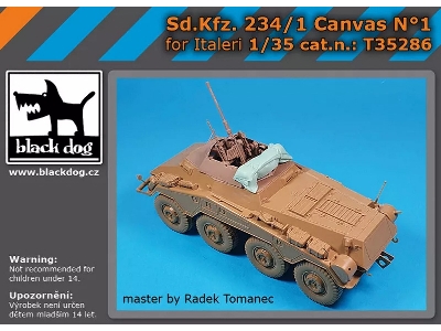 Sd.Kfz. 234/1 - Canvas No.1 (For Italeri Kits) - zdjęcie 1