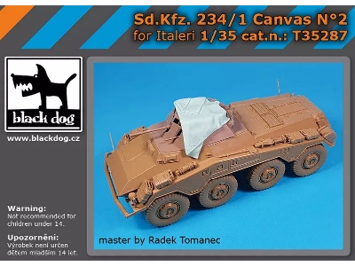 Sd.Kfz. 234/1 - Canvas No.2 (For Italeri Kits) - zdjęcie 1