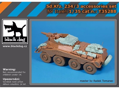 Sd.Kfz. 234/3 - Accessories Set (For Italeri Kits) - zdjęcie 1