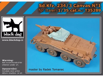 Sd.Kfz. 234/3 - Canvas No.1 (For Italeri Kits) - zdjęcie 1