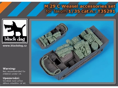 M 29 C Weasel - Accessories Set (For Takom Kits) - zdjęcie 1
