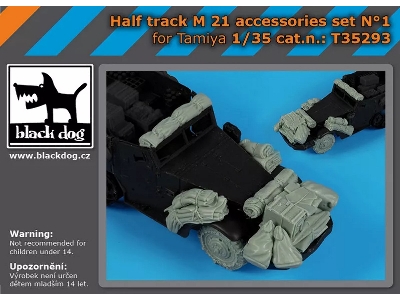 Half Track M 21 - Accessories Set No.1 (For Tamiya Kits) - zdjęcie 1