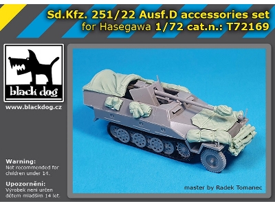 Sd.Kfz. 251/22 Ausf.D Accessories Set (For Hasegawa) - zdjęcie 1
