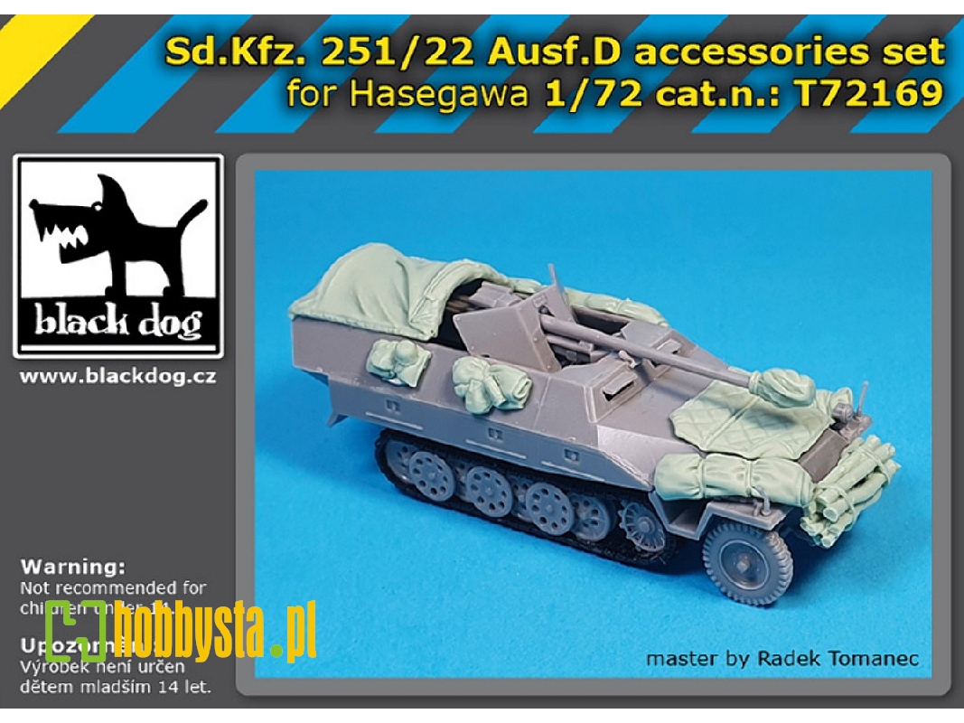 Sd.Kfz. 251/22 Ausf.D Accessories Set (For Hasegawa) - zdjęcie 1 Sd.Kfz. 251/22 Ausf.D Accessories Set (For Hasegawa) - zdjęcie 1