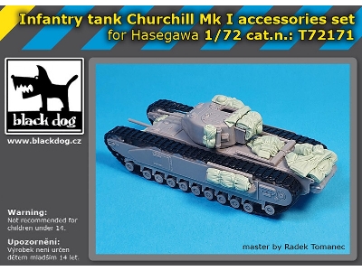 Infantry Tank Churchill Mk I Accessories Set (For Hasegawa) - zdjęcie 1