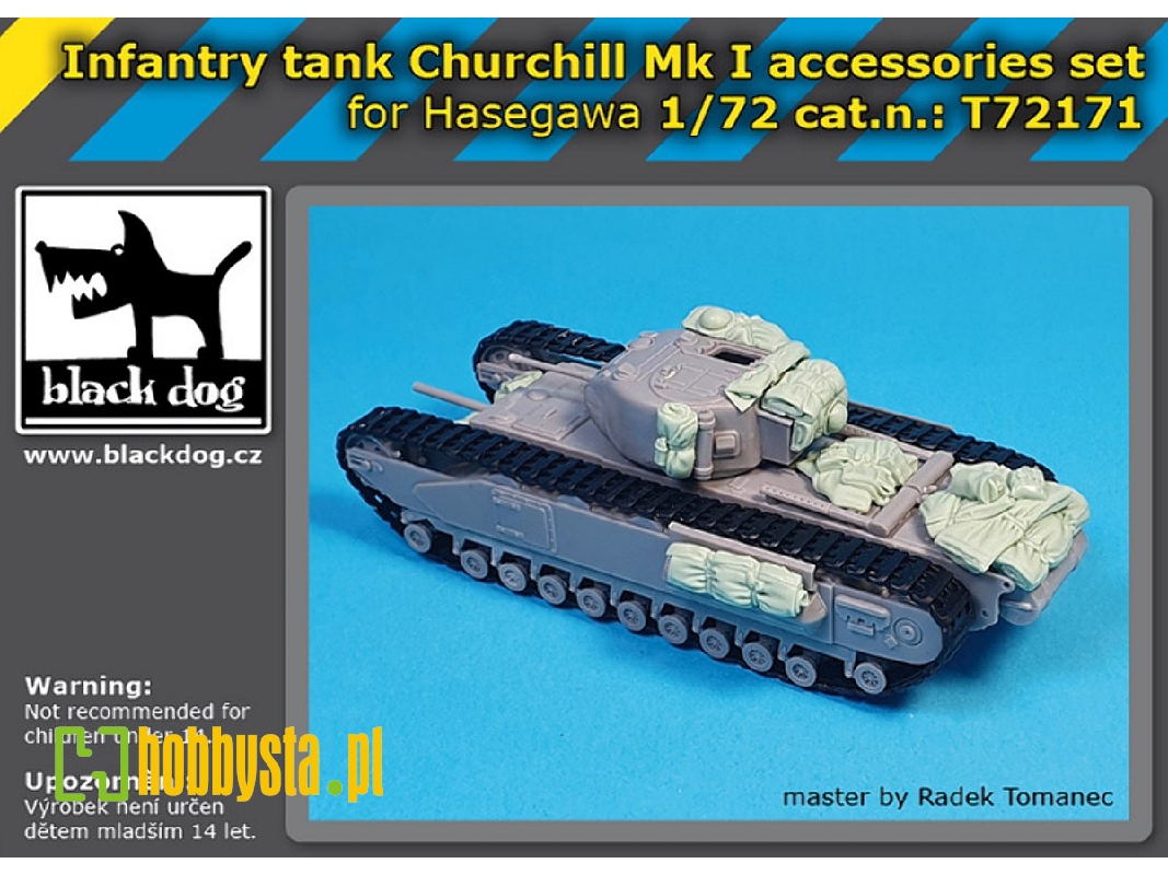 Infantry Tank Churchill Mk I Accessories Set (For Hasegawa) - zdjęcie 1 Infantry Tank Churchill Mk I Accessories Set (For Hasegawa) - zdjęcie 1