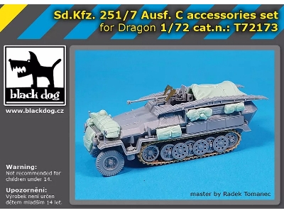 Sd.Kfz. 251/7 Ausf. C - Accessories Set (For Dragon Kits) - zdjęcie 1