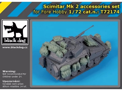 Scimitar Mk.2 - Accessories Set (For Fore Hobby Kits) - zdjęcie 1
