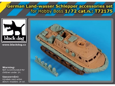 German Land-wasser Schlepper - Accessories Set (For Hobby Boss Kits) - zdjęcie 1