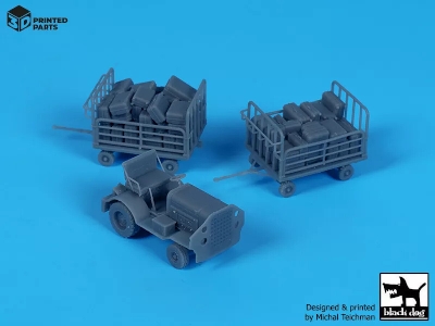 Airport Tow Truck + Baggage Carts - zdjęcie 2